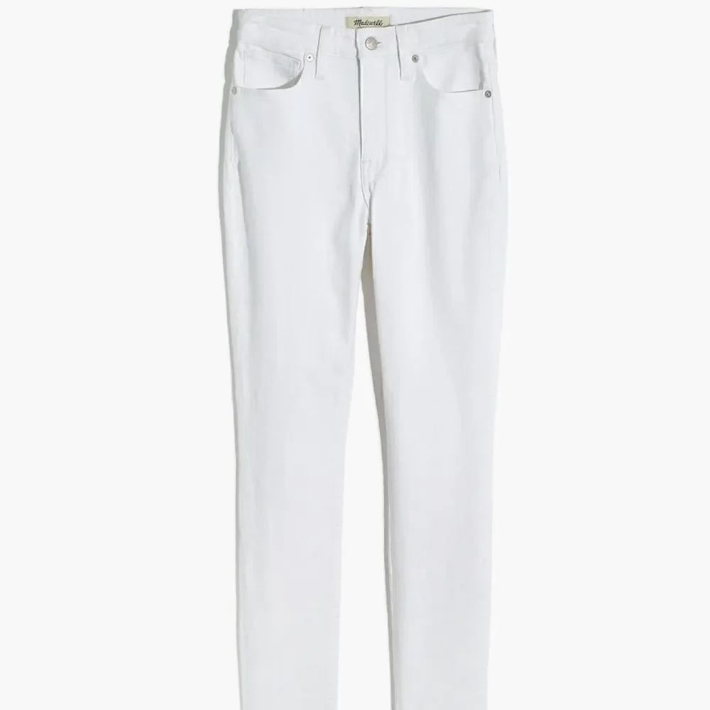Madewell Curvy High-Rise Skinny Jeans in Pure White*